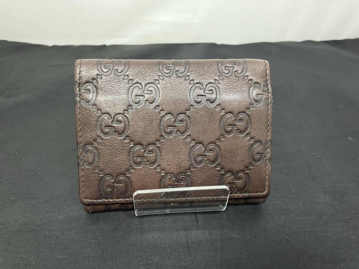 GUCCI ダークブラウン 名刺入れ 120965 A0V1R 2019 グッチ GUCCI