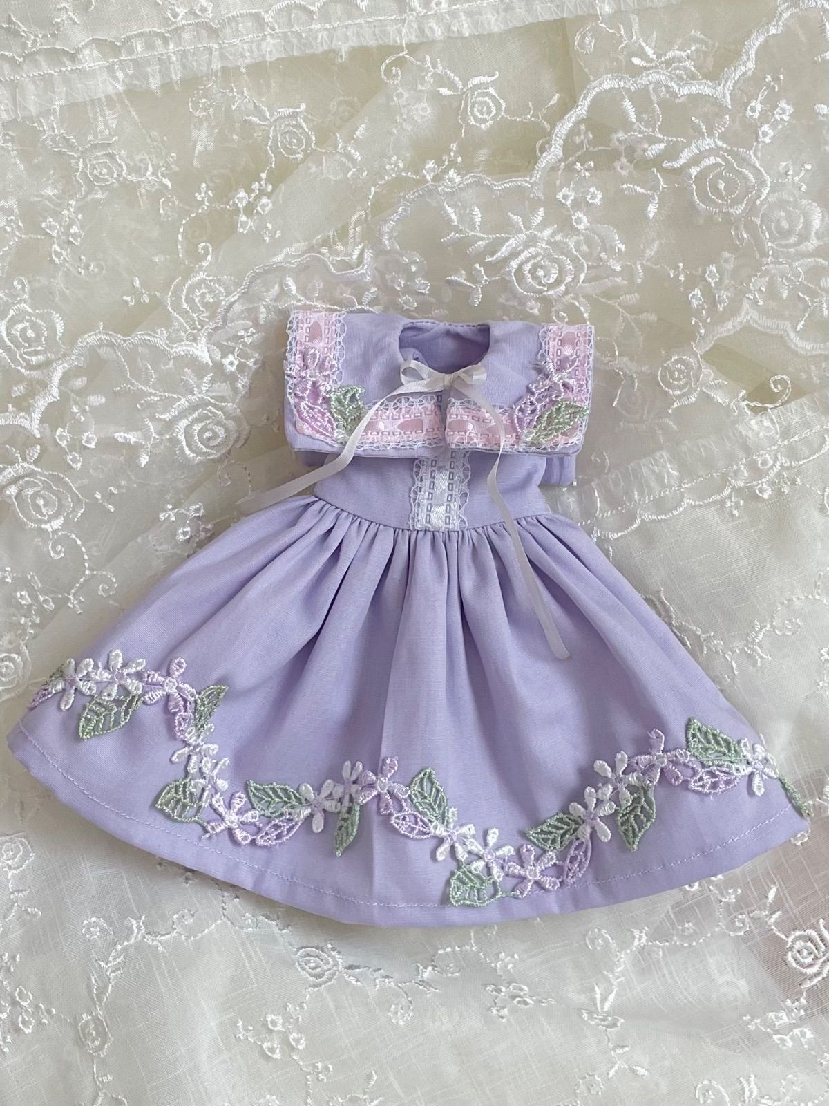 カントリードール♡ハンドメイド♡お人形♡くすみピンク♡ 着せ替え人形セット 8点セット 手作り人形 カントリードール