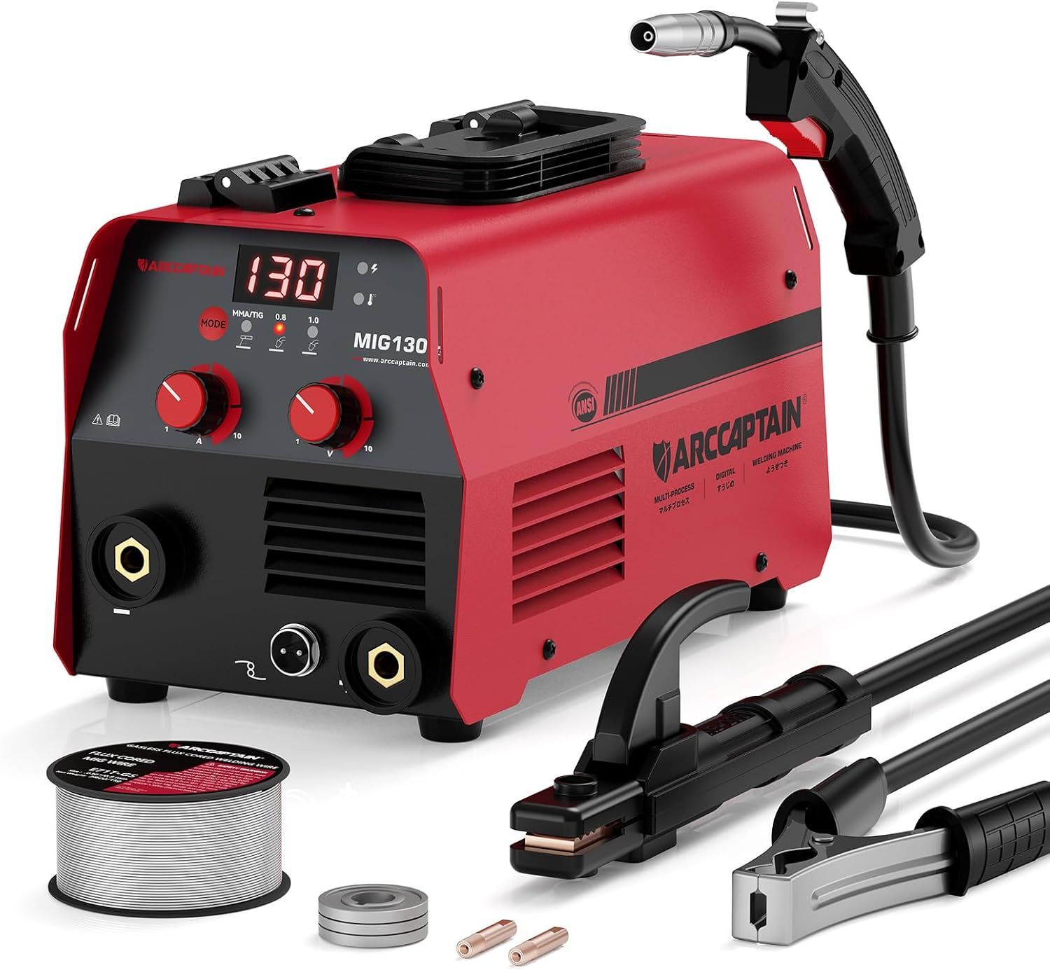 KITCHO 2.7M トーチ 半自動溶接機/120A/MIG130/ノンガス 新品 単相100V 