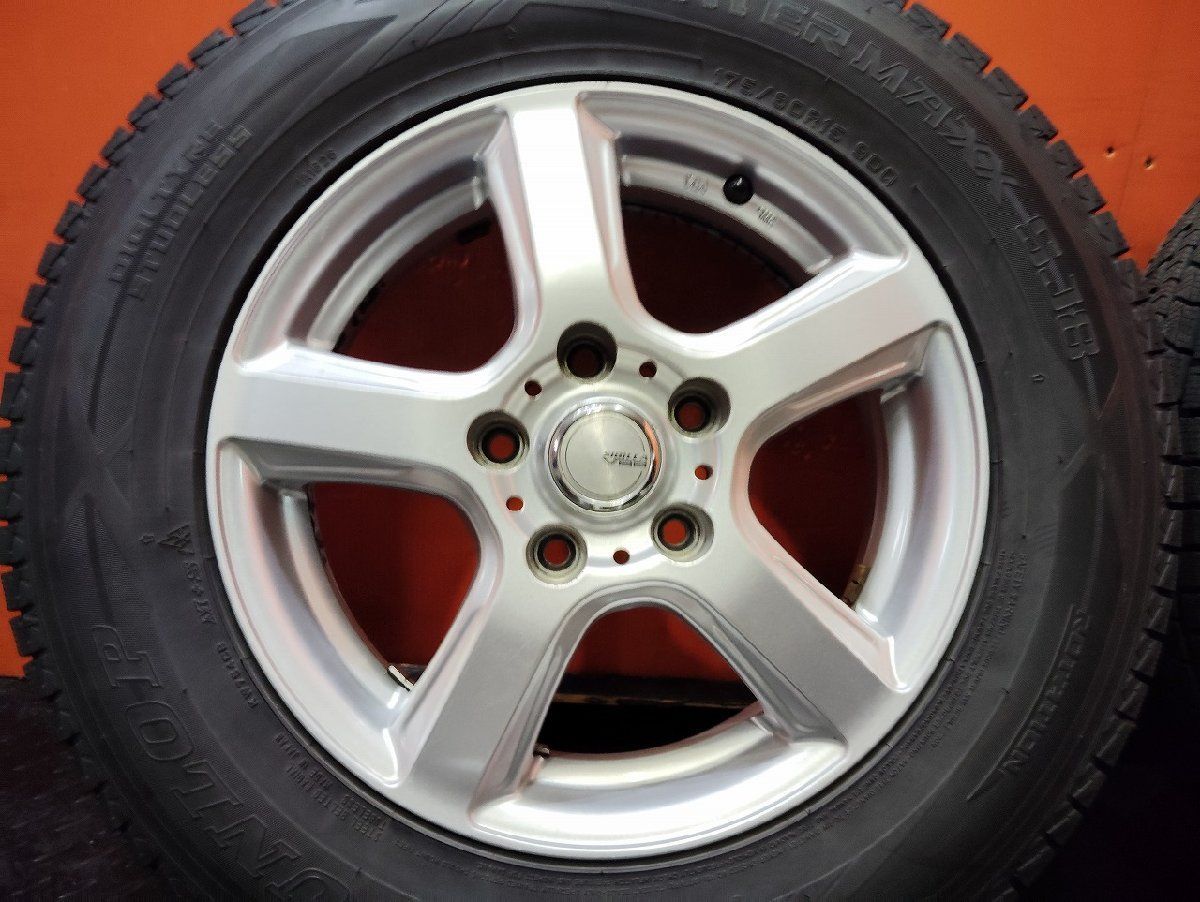 パジェロミニ　スタッドレスタイヤ 175/80r15 アルミ付き　4本セット パジェロミニ スタッドレスタイヤ 175⁄80r15 アルミ付き 4本セット