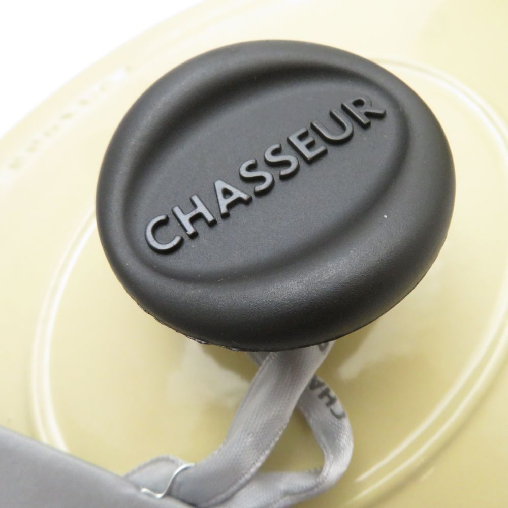 未使用 CHASSEUR シャスール オーバルキャセロール 25cm 両手鍋