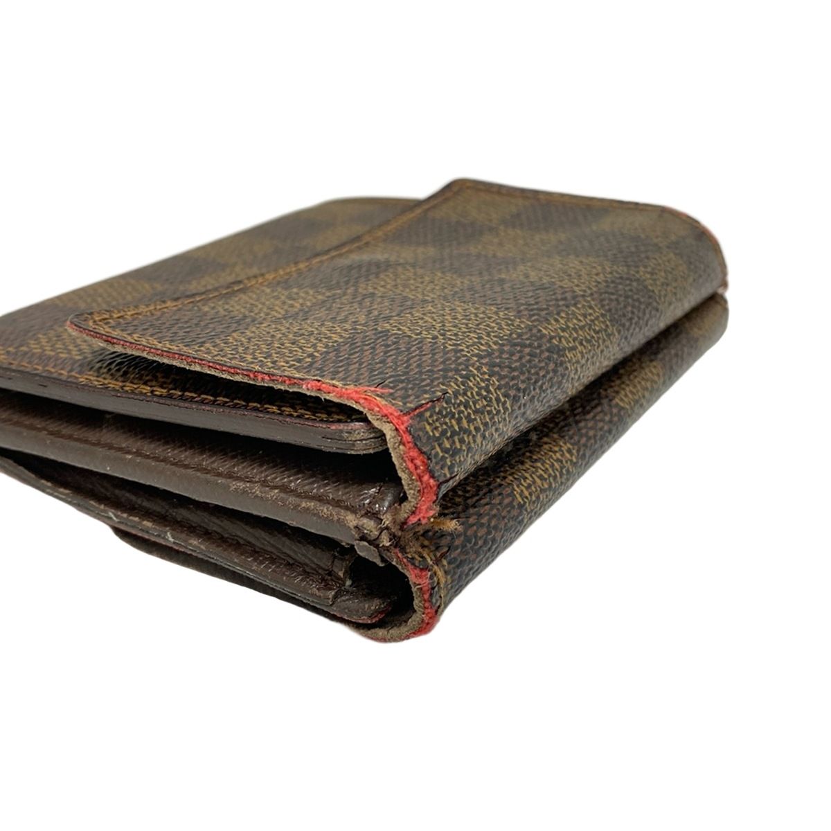 美品✨️ルイヴィトン　ダミエ　エベヌ　ポルトモネ　ビエ　カルトクレディ　財布 LOUIS VUITTON(ルイヴィトン) Wホック財布 ダミエ ポルトモネ