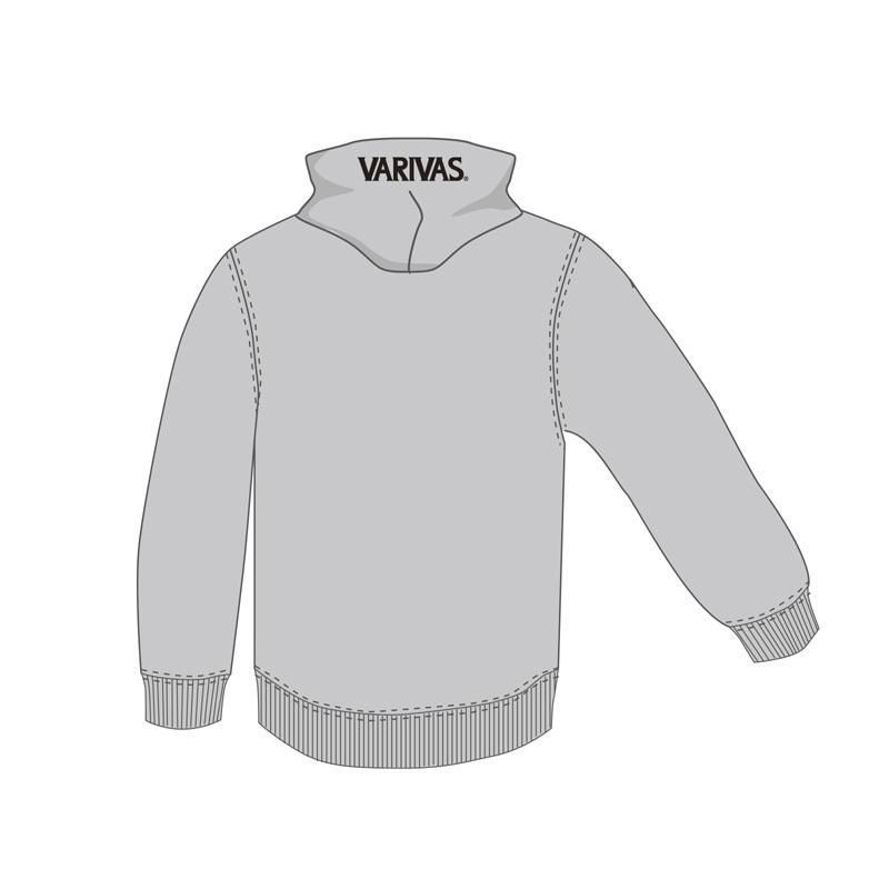 バリバス VARIVAS フルジップパーカー グレー 3L