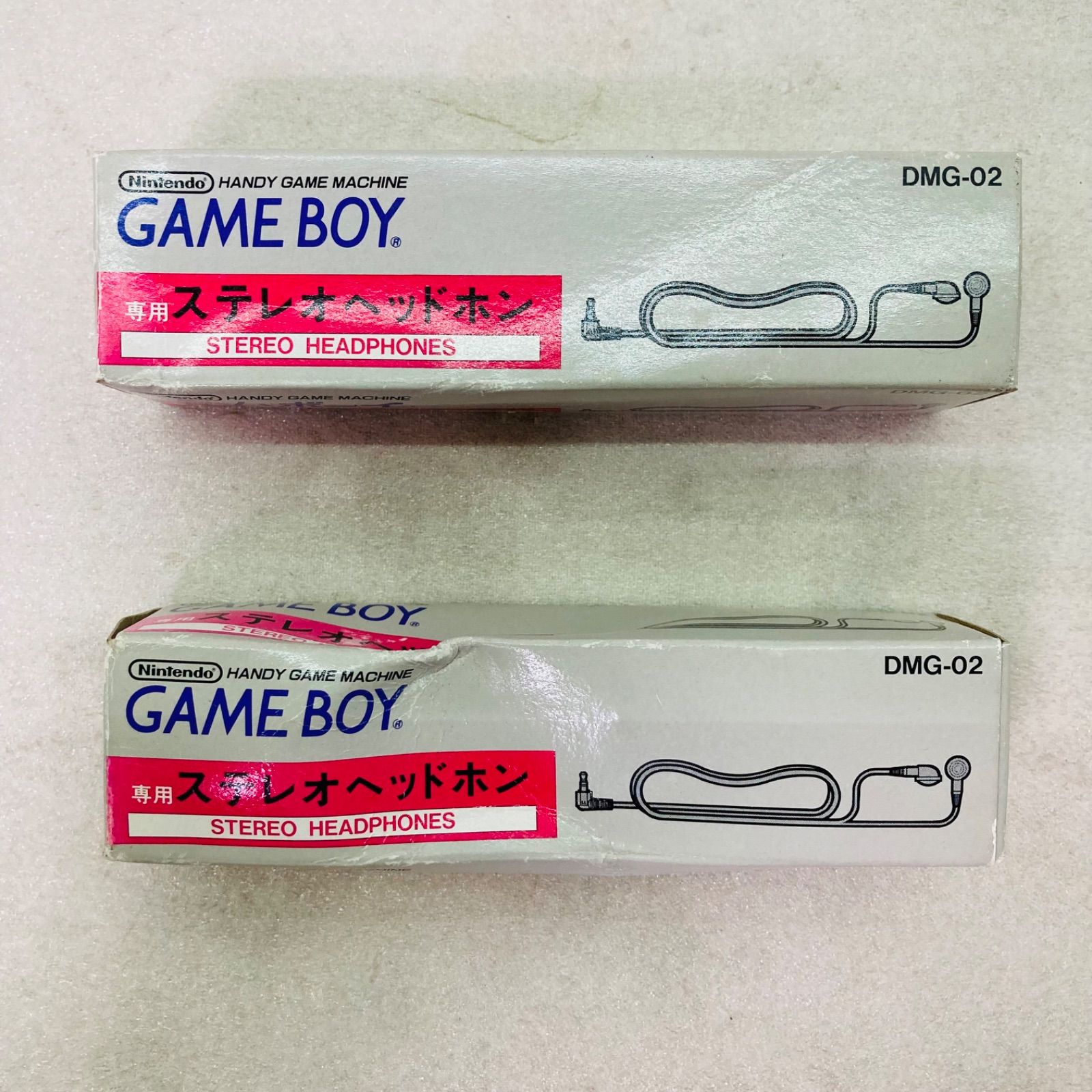 箱付き】【2個セット】Nintendo GAME BOY 専用ステレオヘッドホン DMG
