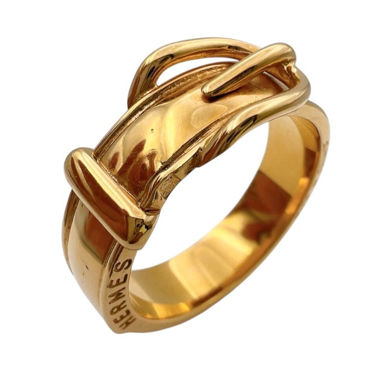 エルメス HERMES サンチュール スカーフリング ゴールド メタル レディース その他小物