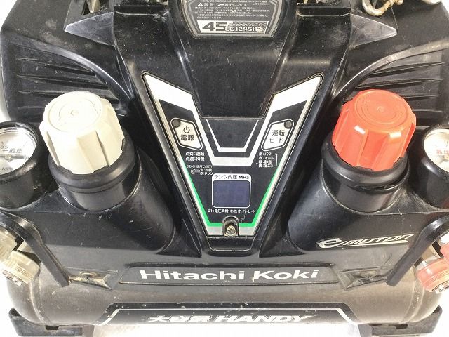 ☆中古品☆HITACHI 日立工機 常圧/高圧 エアコンプレッサー EC1245H2 エアーコンプレッサー エア工具 エアツール 94026