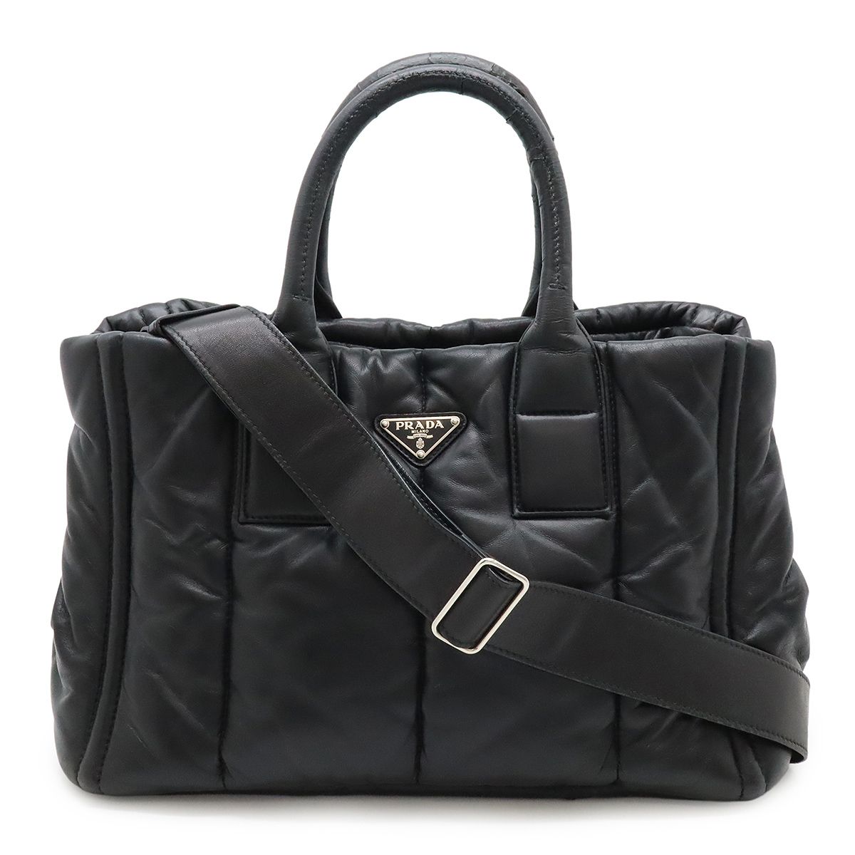 PRADA プラダ ナッパボンバー トートバッグ ハンドバッグ 2WAY