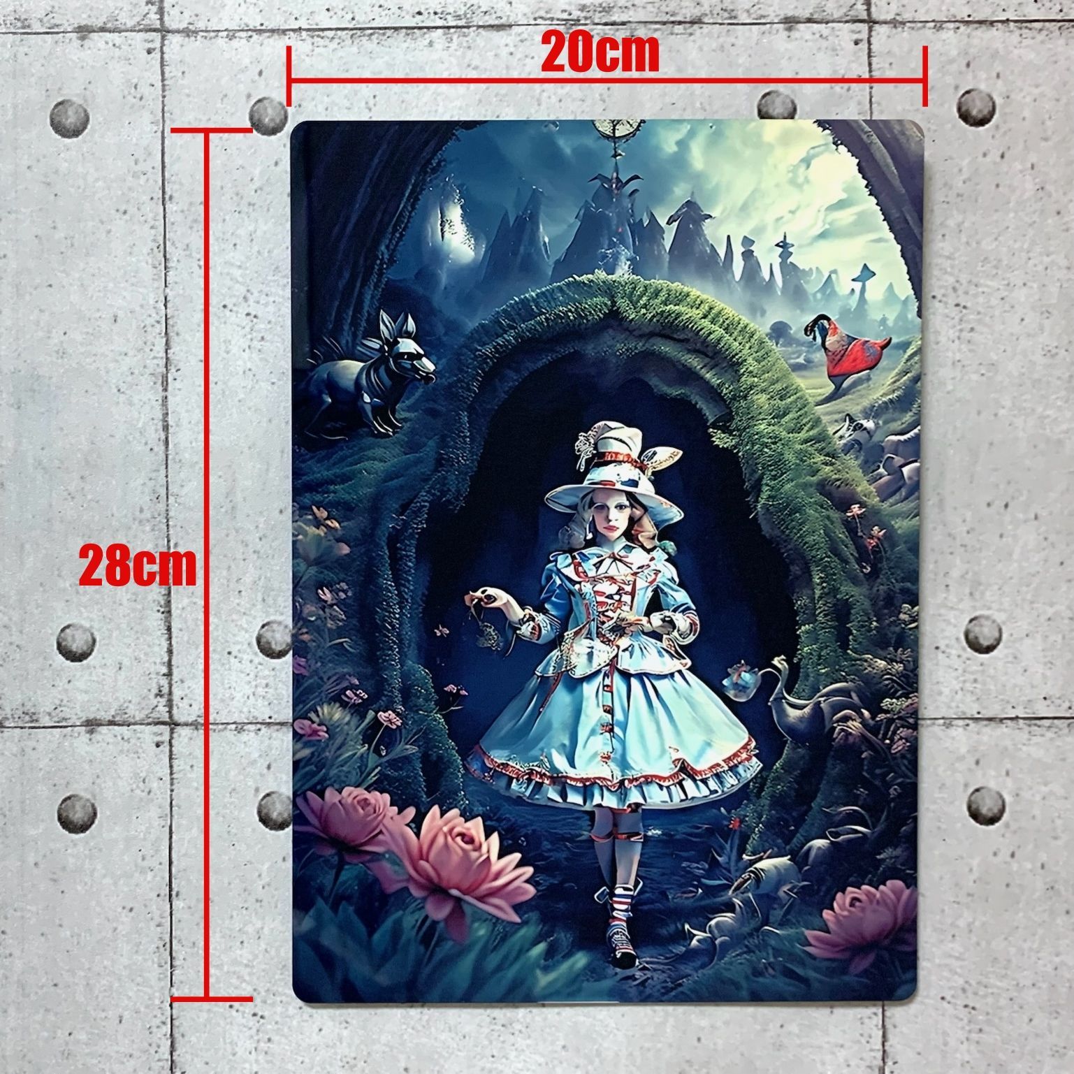壁掛け メタルアートパネル 28cm×20cm (A4-10) - メルカリ