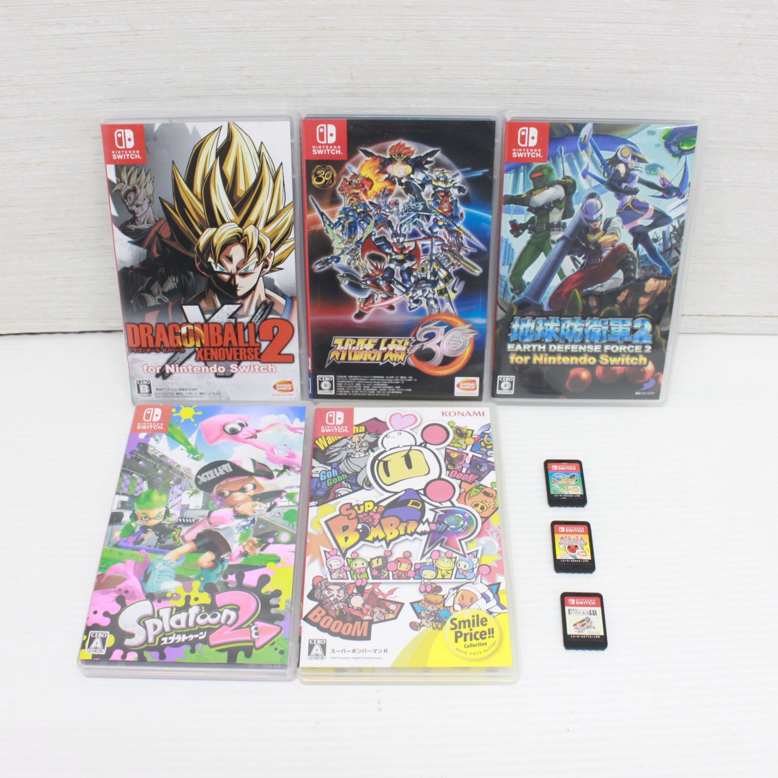 ☆345 Nintendo Switchソフト まとめ売り 8点セット ドラゴンボール