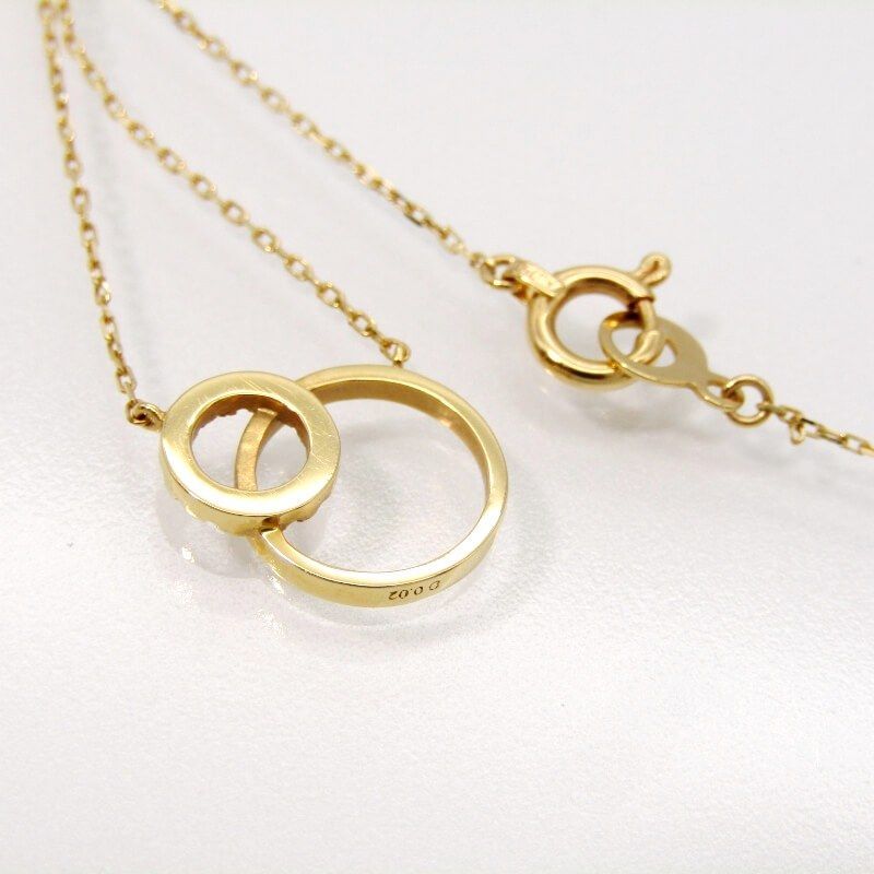 AHKAH アーカー ネックレス ドティナオレオール 18K ダイヤ 国内 ティナオレオール ネックレス | AHKAH / アーカー | 【公式