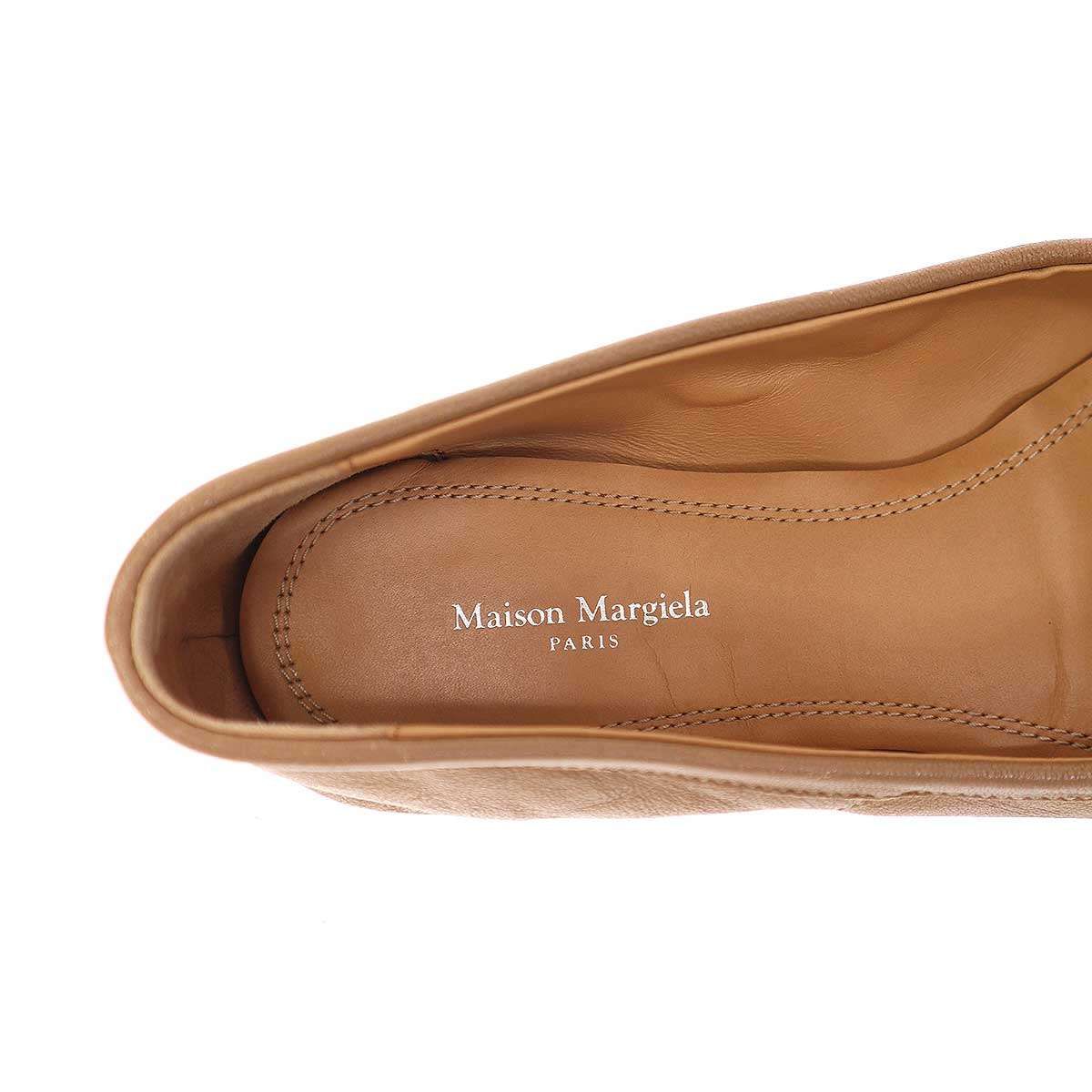 Maison Margiela メゾン マルジェラ 23SS 足袋 タビバレリーナフラットシューズ S58WZ0042 ブラウン 36 Maison Margiela メゾン マルジェラ 23SS 足袋 タビバレリーナフラット