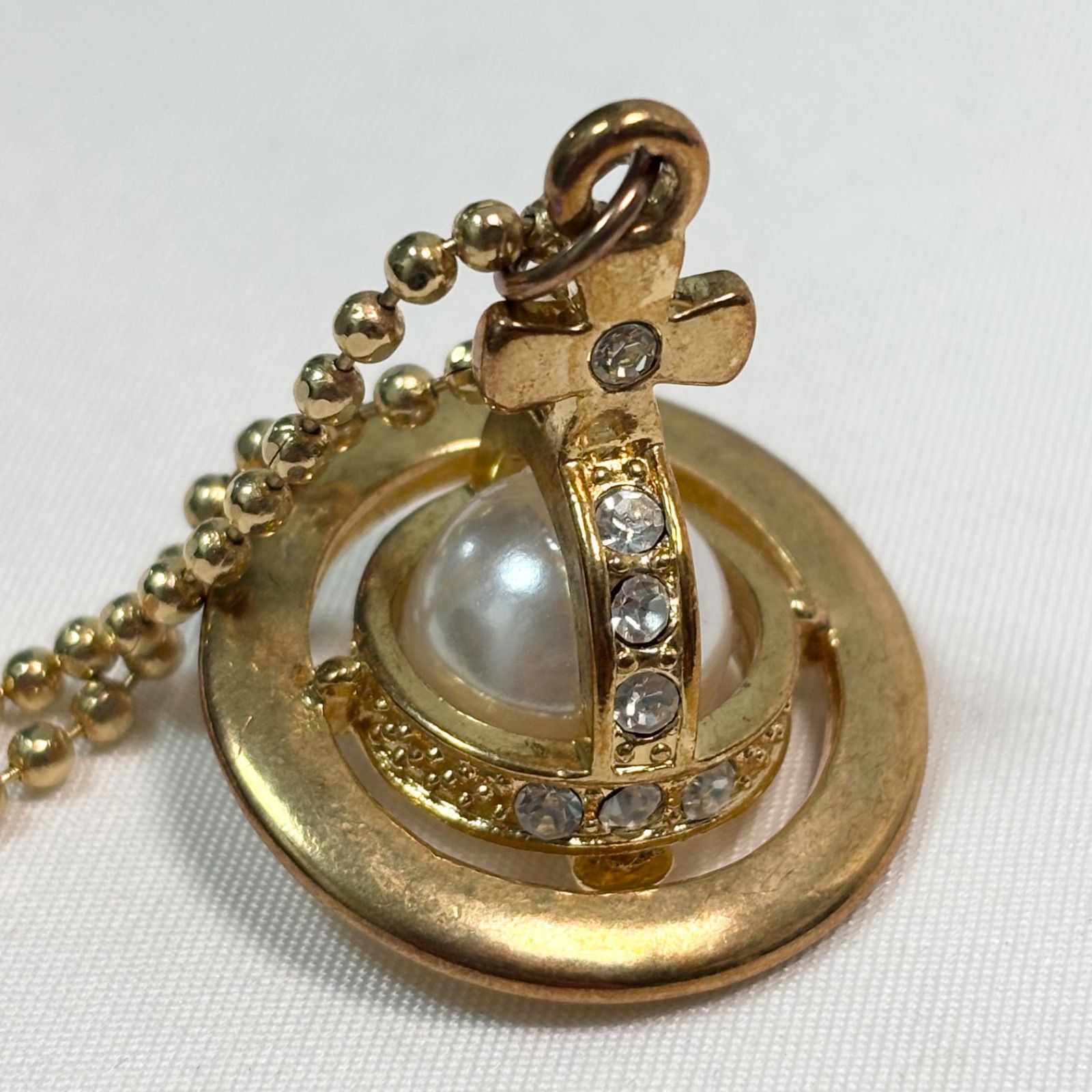 美品 Vivienne Westwood ゴールドネックレス ヴィンテージ ヴィヴィアン ウエストウッド ネックレス Vivienne Westwood