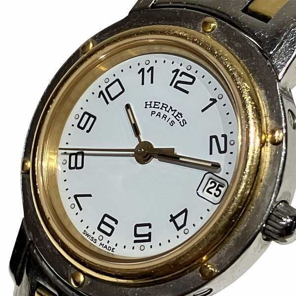 エルメス Hermes クリッパー CL4.220 クォーツ 時計 腕時計
