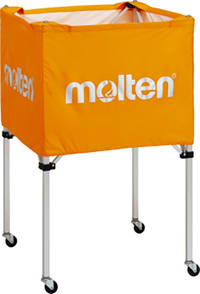 モルテン molten ボールカゴ 中 背高 オレンジ 屋内使用 バレーボール