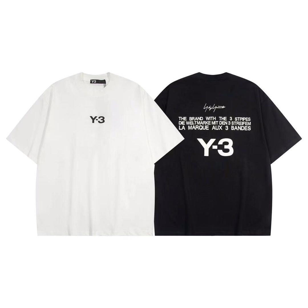 新品未使用 Y-3×adidas Tシャツ ロゴ ワイスリー 人気デザイン ブラック 男女兼用 - メルカリ