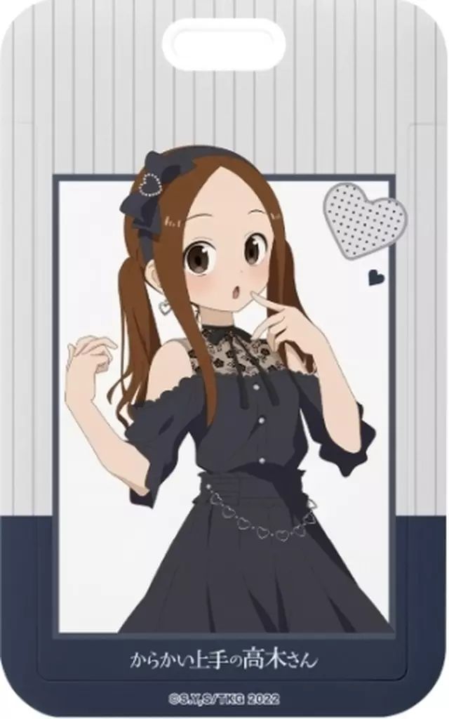 中古】雑貨 高木さん 描き下ろし フォトカードホルダー ブラック