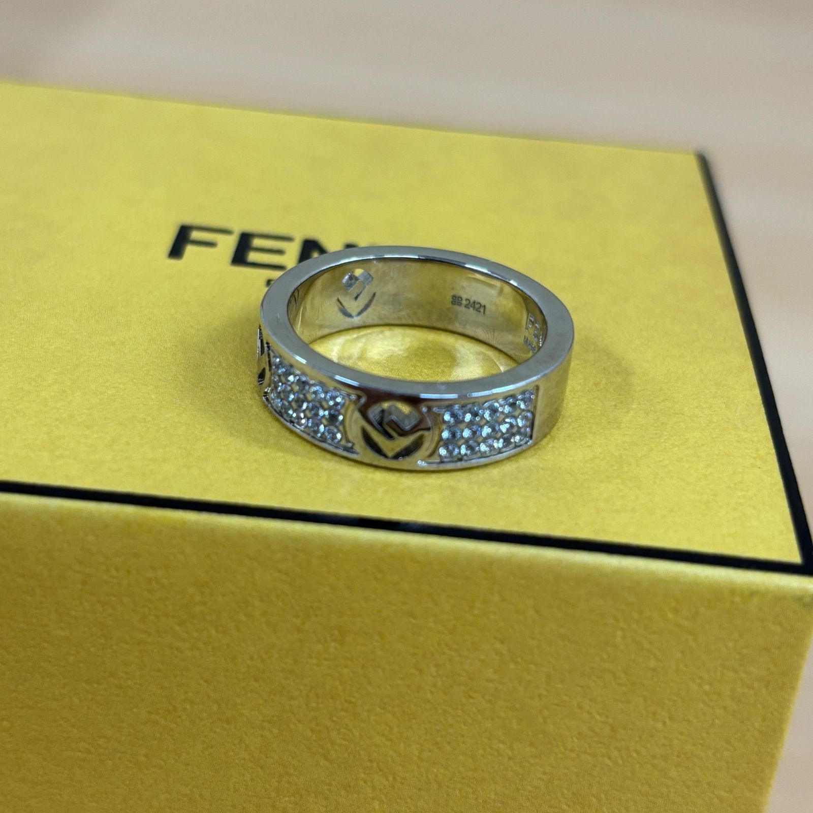 楽天市場】フェンディ FENDI リング・指輪 エフイズ GP/ライン