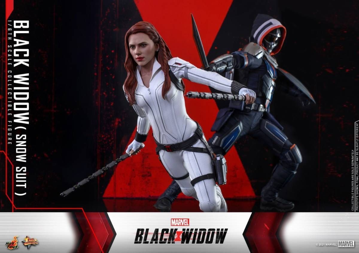 MMS601 ホットトイズ ブラック・ウィドウ スノースーツ版 1/6フィギュア Amazon | ムービー・マスターピース ブラック・ウィドウ スノー