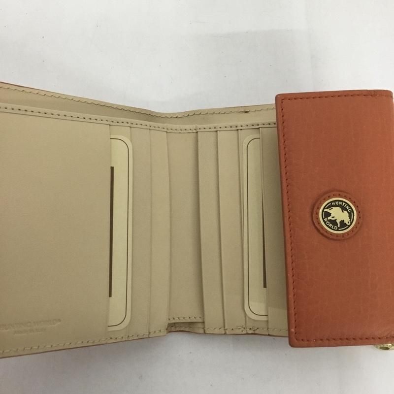 HUNTING WORLD ハンティングワールド 二つ折り財布 革 レザー Hunting World ハンティングワールド HUNTING WORLD 財布 メンズ