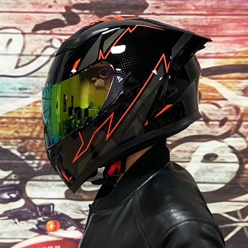 Jiekai フルフェイスヘルメット バイク用 ヘルメット ダブル