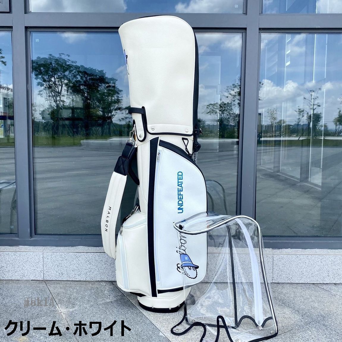 マルボンゴルフ キャディバッグ 新品 malbon ゴルフバッグ
