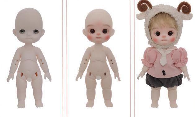 AX868 BJD 1/8 ドール本体 Bubble 球体関節人形 ハンドメイド AX868 BJD 1/8 ドール本体 Bubble 球体関節人形 ハンドメイド