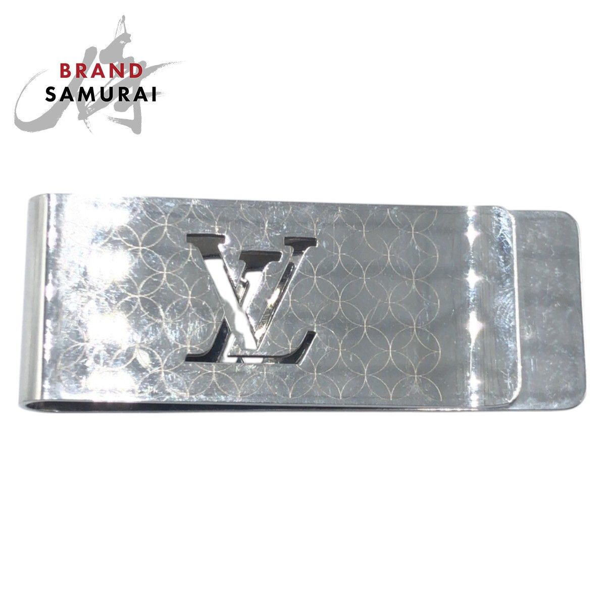 LOUIS VUITTON ルイヴィトン シャンゼリゼ シルバー メタル M65041 マネークリップ 男女兼用 メンズ 502299