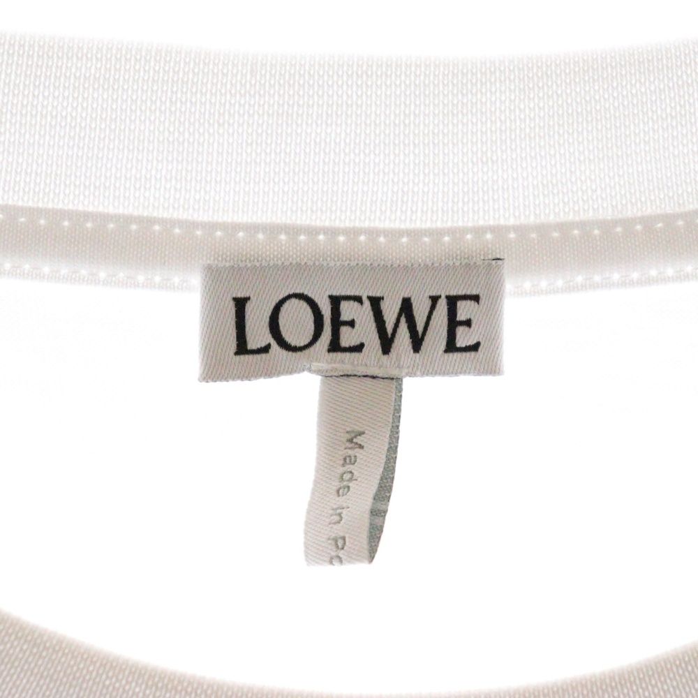 LOEWE (ロエベ) アナグラム リラックスフィット Tシャツ 白