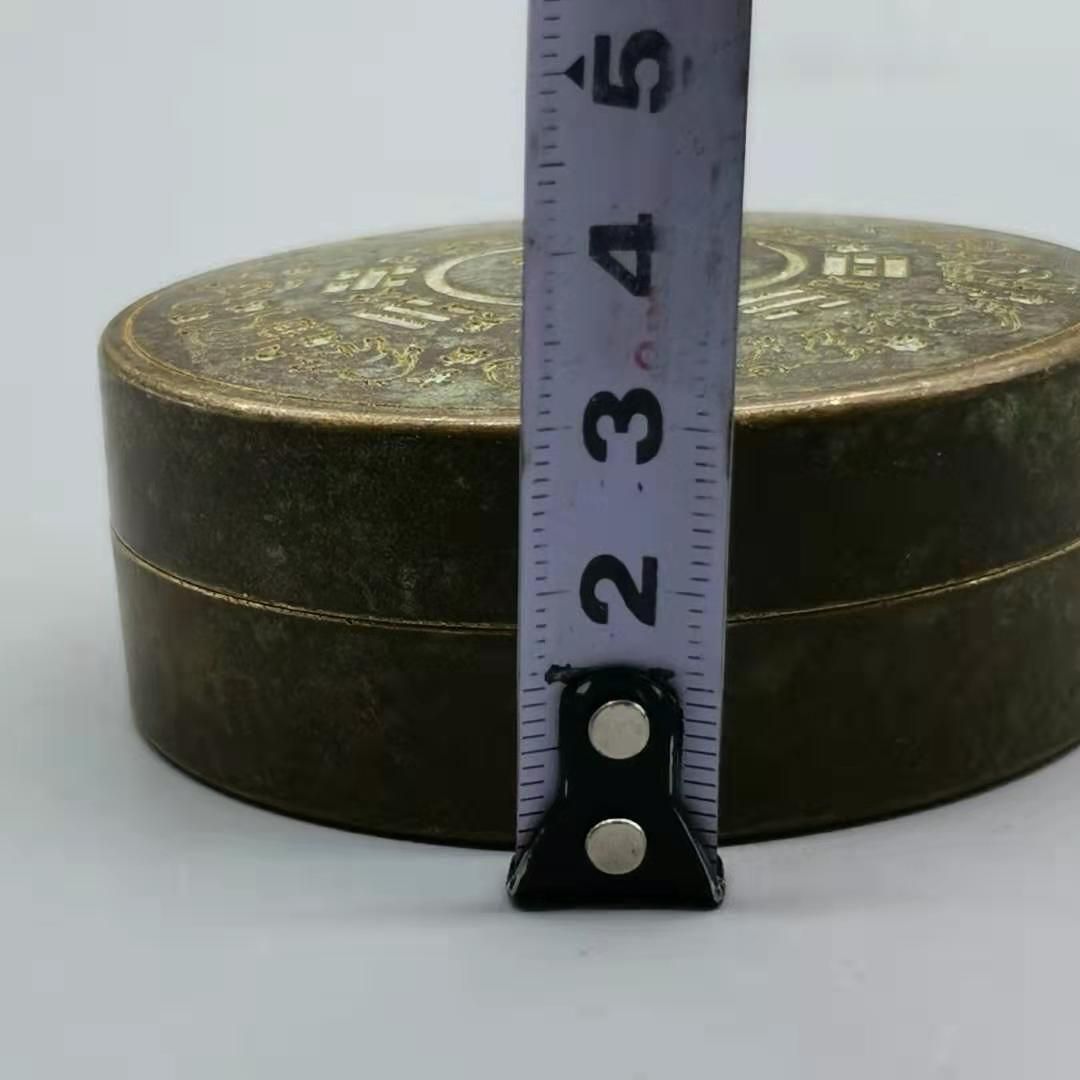 彫刻白釉 印泥盒 書道具 文房具  装飾品   工芸品 美術品 置物 C0096008.JPG