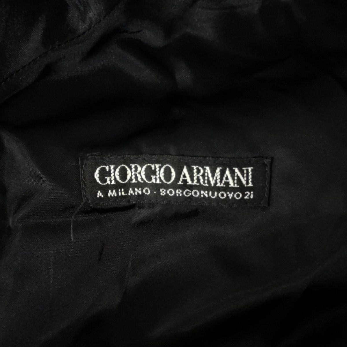 ジョルジオ アルマーニGIORGIO ARMANI デザイン織りニット
