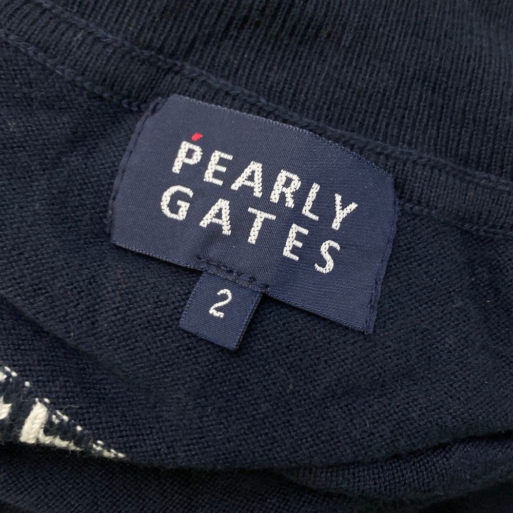 サイズ：2 PEARLY GATES パーリーゲイツ タートルネック 長袖
