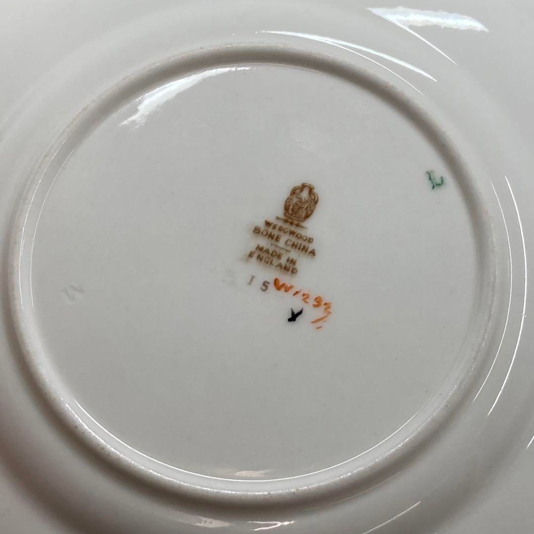 シンプルで機能的 ウェッジウッド フロレンティーン グリーン デザートプレート 5枚