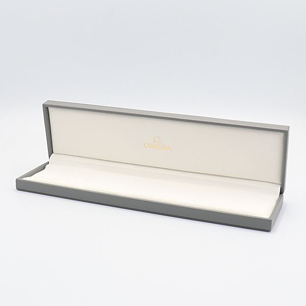 オメガ　時計空箱　グレー 良品 オメガ アンティーク 空箱/BOX/ケース 腕時計用 グレー