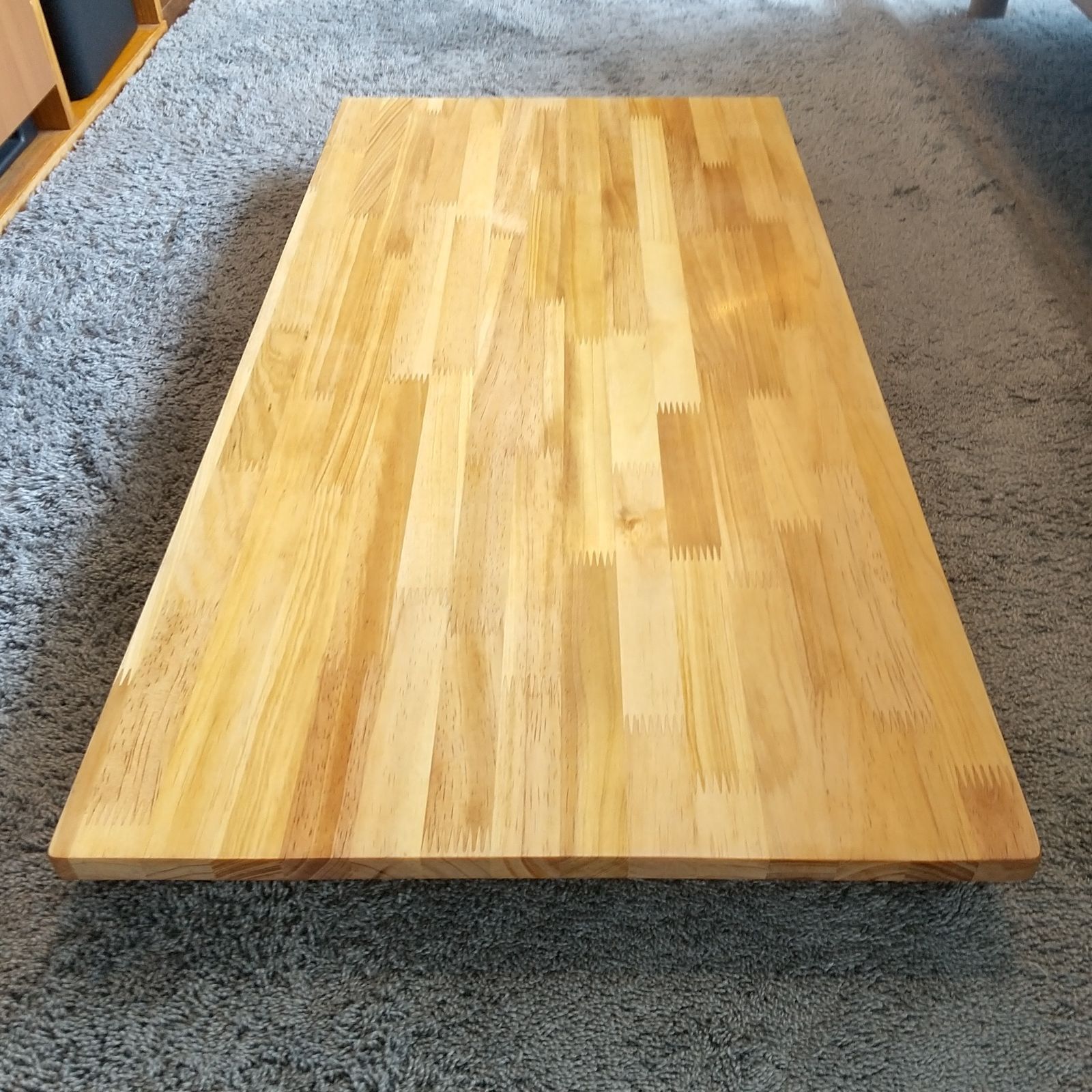 パイン無垢集成材 折りたたみローテーブル【900mm×450mm】 900mm×450mm】パイン無垢集成材 折りたたみローテーブル