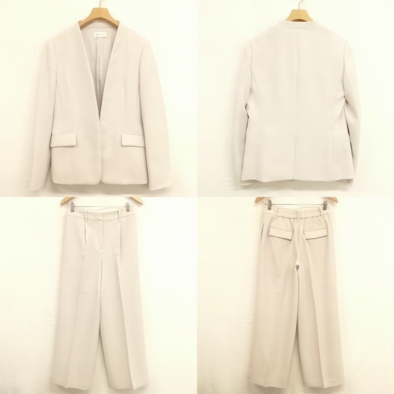 プラステ PLST 20SS スーツ セットアップ ノーカラー ジャケット
