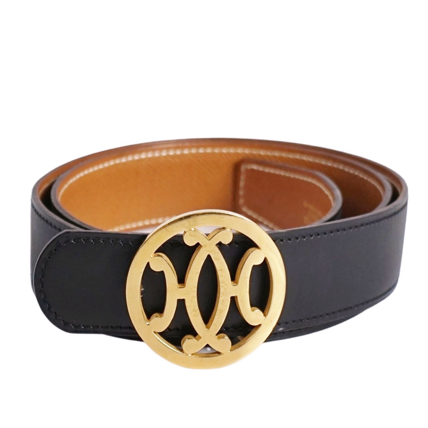 美品 Vintage エルメス HERMES 94年 ベルト レザーベルト リバ - メルカリ