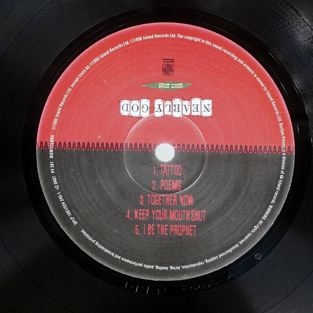 UK盤 NEARLY GOD SAME DURBAN POISON LP その他 レコード CD DVD ブルーレイ