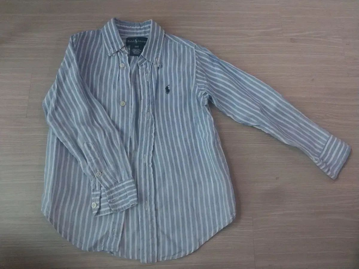 100サイズ ラルフローレン ストライプ シャツ