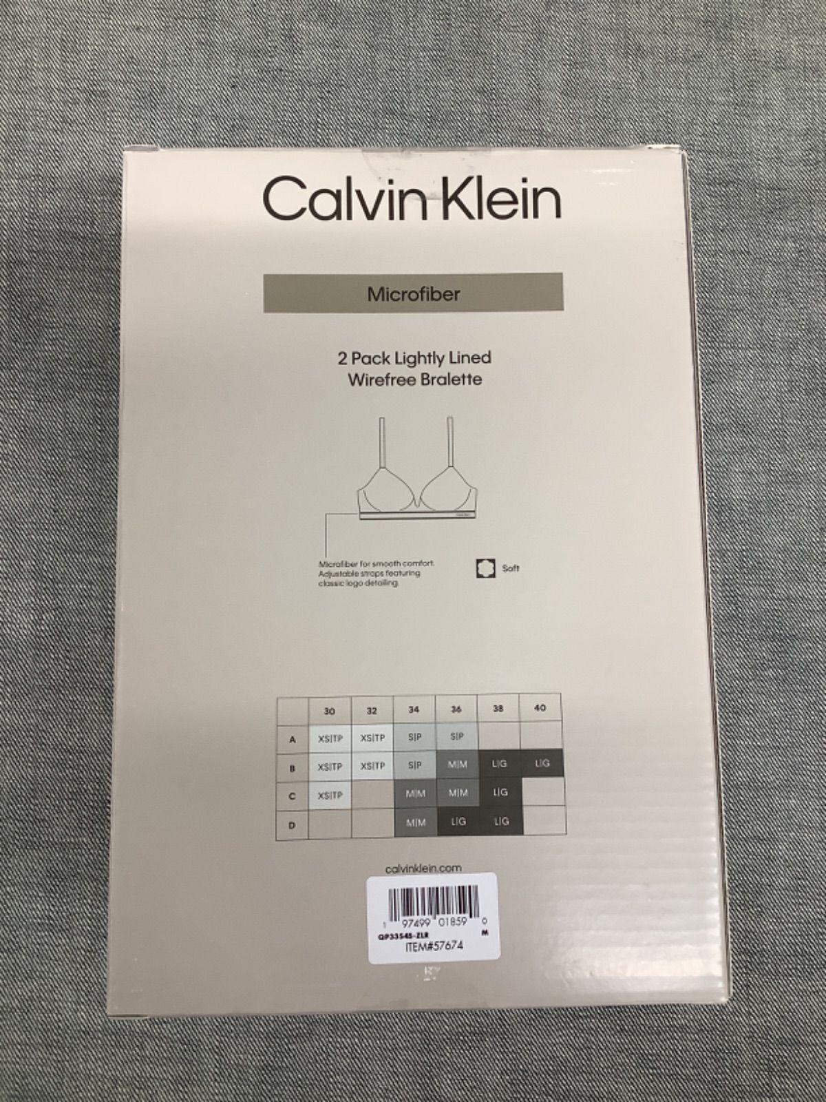 AM MS24112808 Calvin Klein 2pack Lightly Lined Bralette