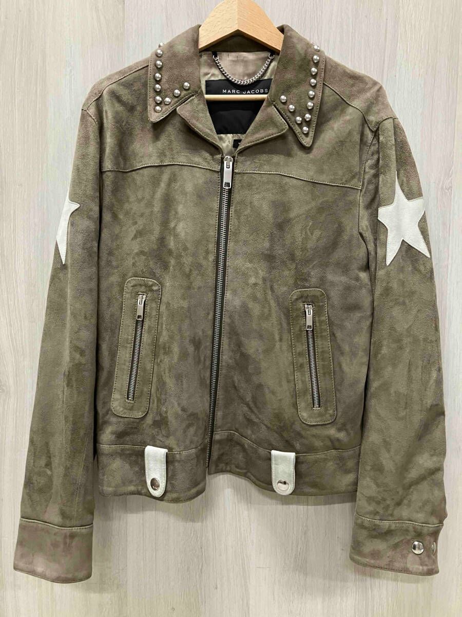 MARC JACOBS マークジェイコブス レザージャケット 84AM0306Y0335 50サイズ ベージュ メンズ アウター 上着 インポート