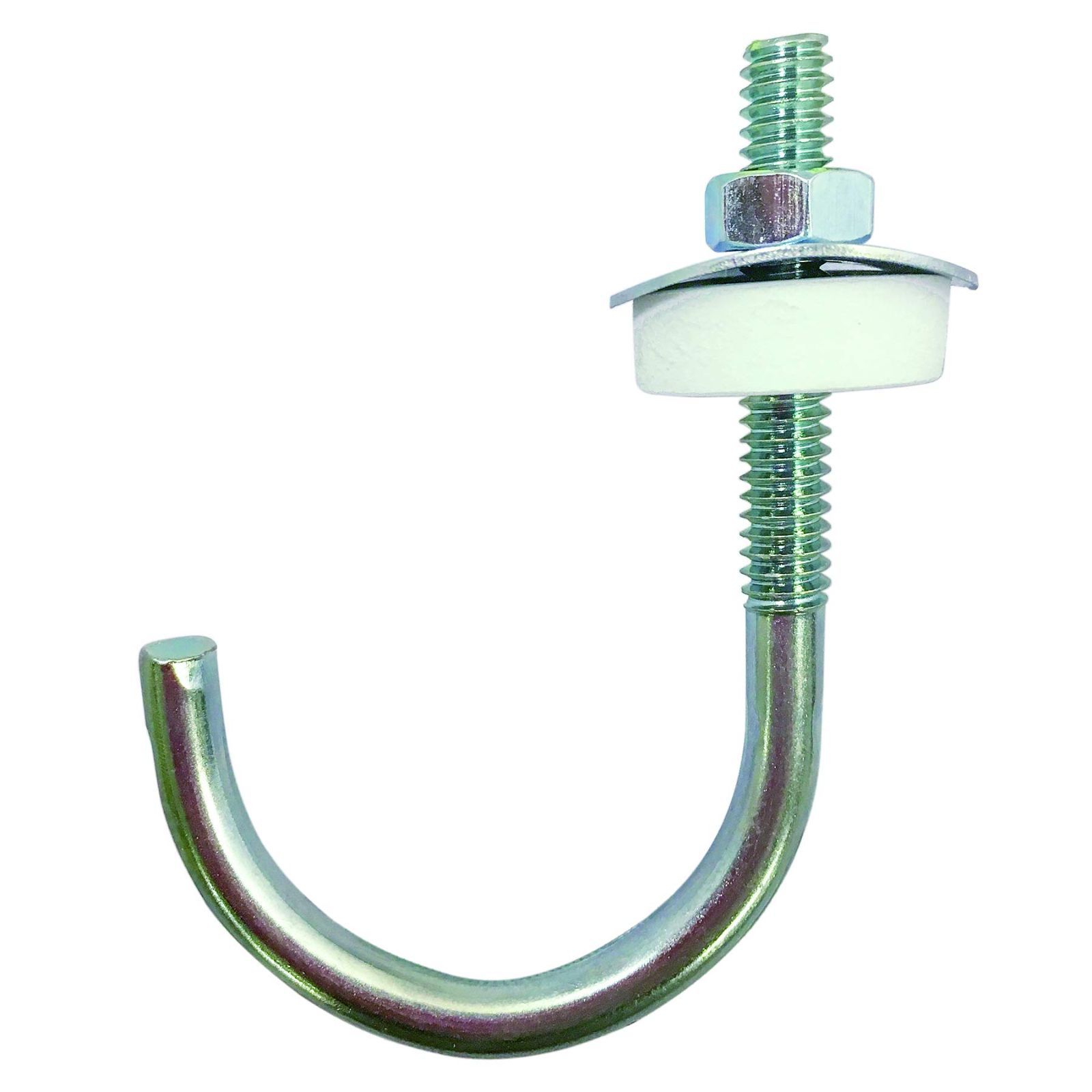 (幅W) 50 x (長さL) 90mm_1_大サイズ ダイドーハント (DAIDOHANT) (波板フック) パイプボルトセット (鉄/ユニクロ) (呼び径d) 1/4 x (幅W) 50 x (長さL) 90mm (100本入) 34841