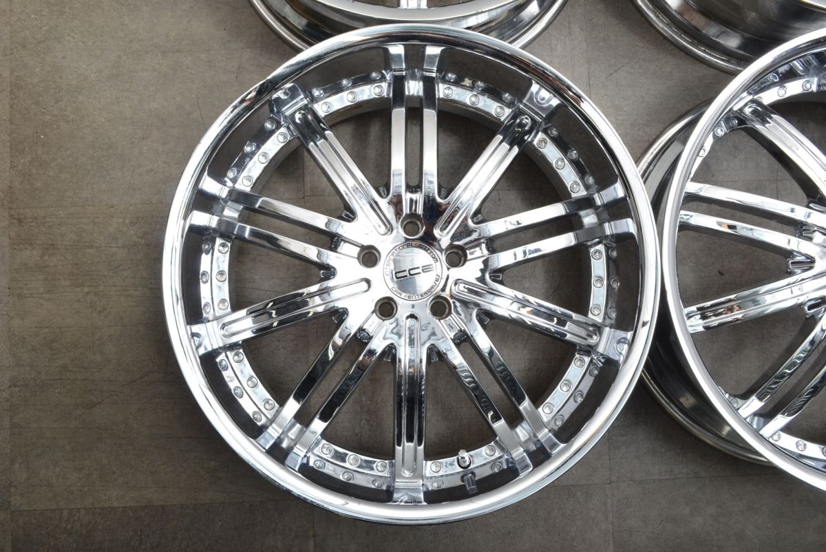 大口径 メッキ I.C.C.E 22in 8.5J 35 PCD114.3 4本セット NX RX ハリアー アルファード ヴェルファイア CX-5 CX-8 インチアップ WWW_NOITHATQUANGTHANH_NET