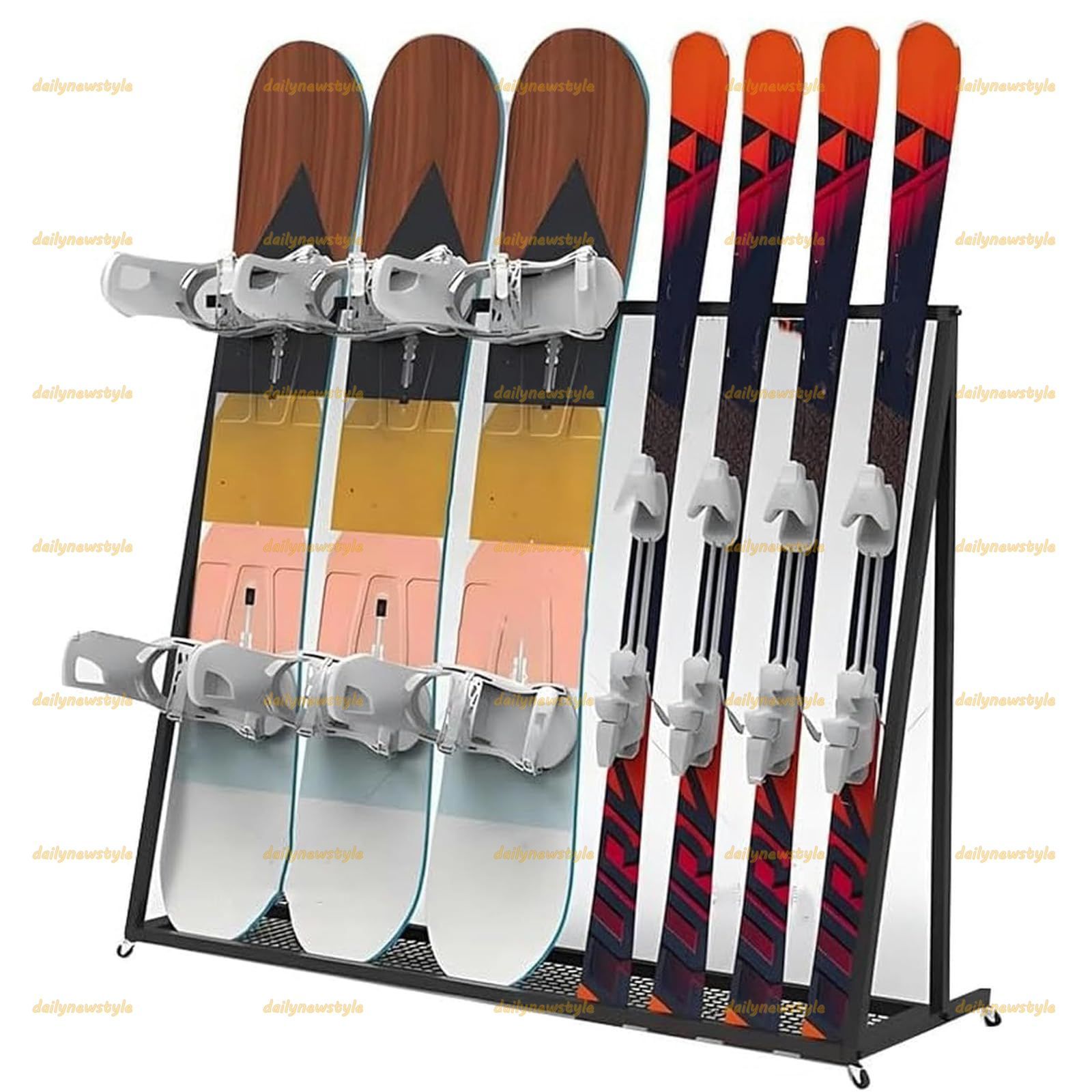 スノーボードスタンドラック　2本用、左側用 スノーボードスタンドラック 2本用、左側用