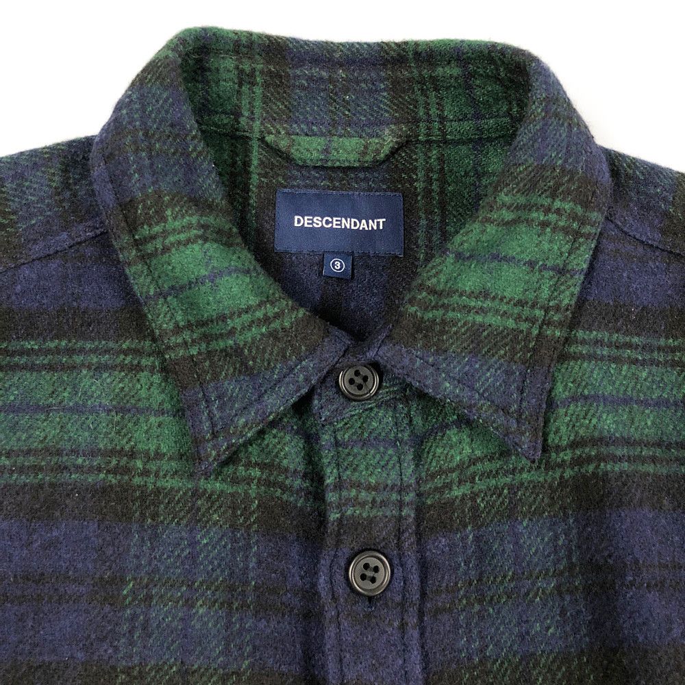 DESCENDANT ディセンダント VANING CHECK LS SHIRT チェック