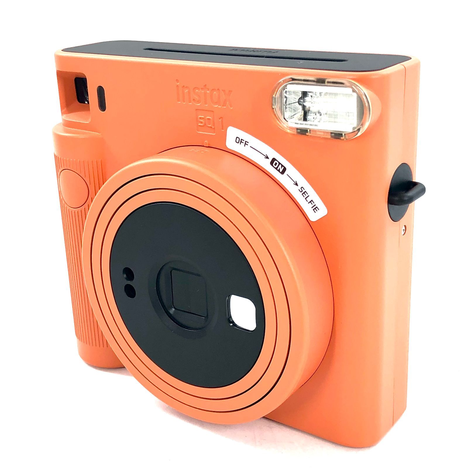 FUJIFILM フジフイルム instax SQUARE SQ1 インスタントカメラ チェキ テラコッタオレンジ 付属品あり PF-18