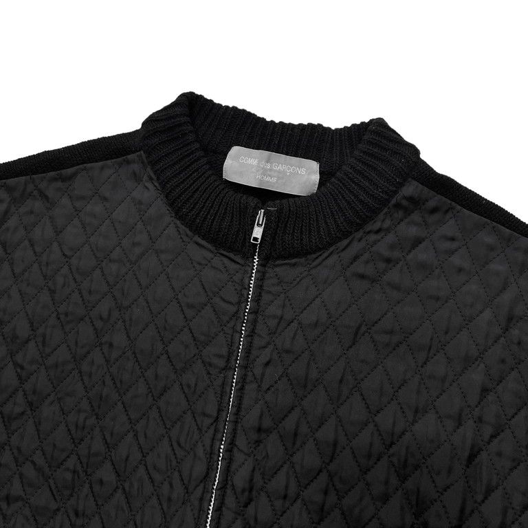 COMME des GARCONS HOMME 96AW キルティングジップニットジャケット 