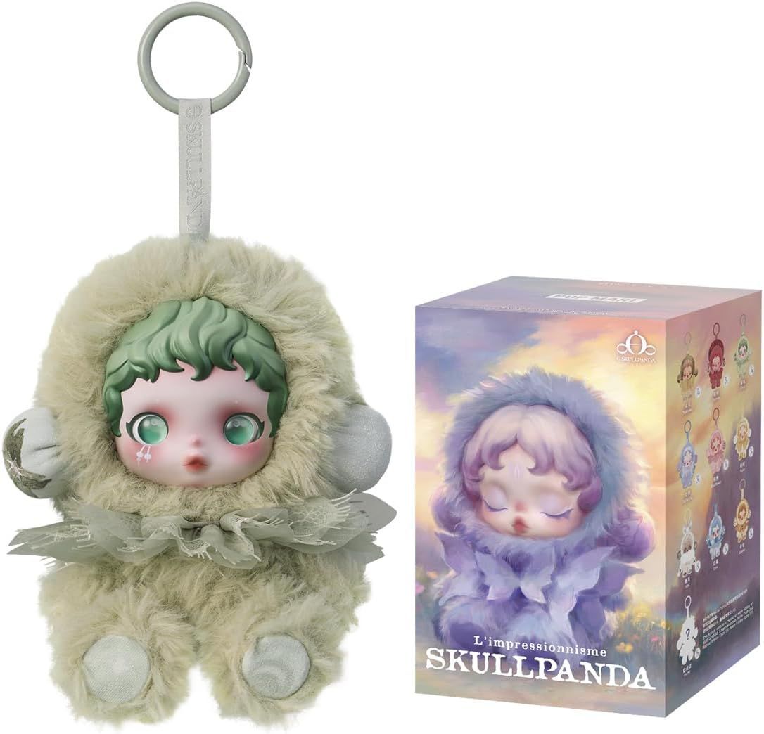 [正規品] スカルパンダ インプレッショニズム ぬいぐるみペンダント アソート ポップマート スカルパンダ インプレッショニズムシリーズ