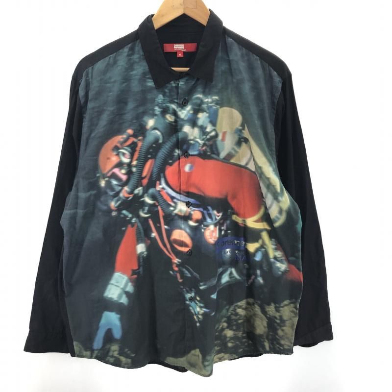 【中古】21aw Supreme×JUNYA WATANABE MAN L/S Nature Shirt サイズXL[91]