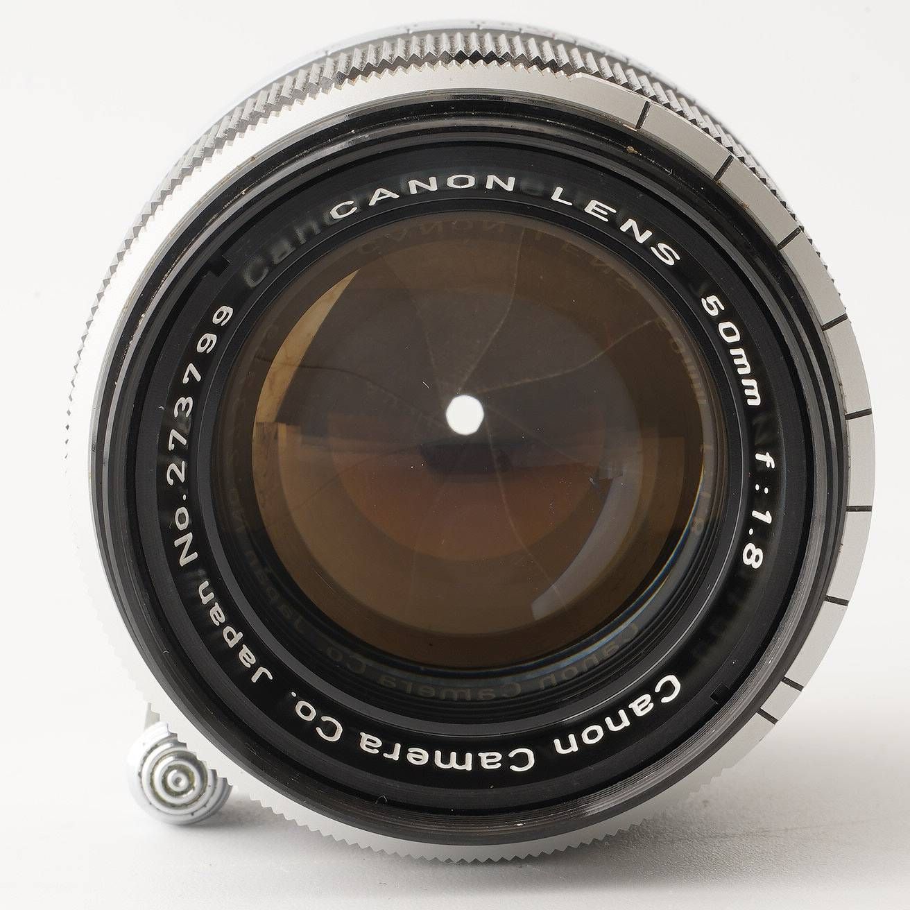 Canon 50mm f1.8 (L) Black Paint – FLASHBACK CAMERA