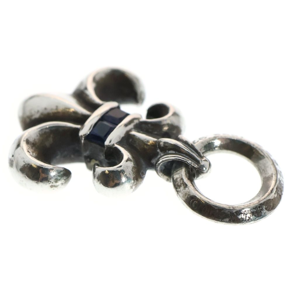 CHROME HEARTS クロムハーツ BS FLUER CHARM BSフ チャーム アフターサファイア シルバー ネックレストップ その他 アクセサリー